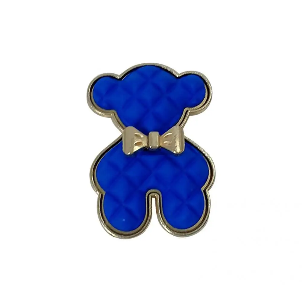 universal popular plated animal bowknot phone case embellishment metal hair accessory bear bow phone accessories free global shipping