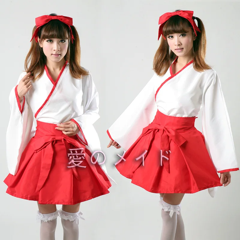 

Japanese Kimono Miko Costume Women Yukata Female Asian Clothes Cosplay Long Sleeve Kimonos Cardigan Lolita Anime Style Haori