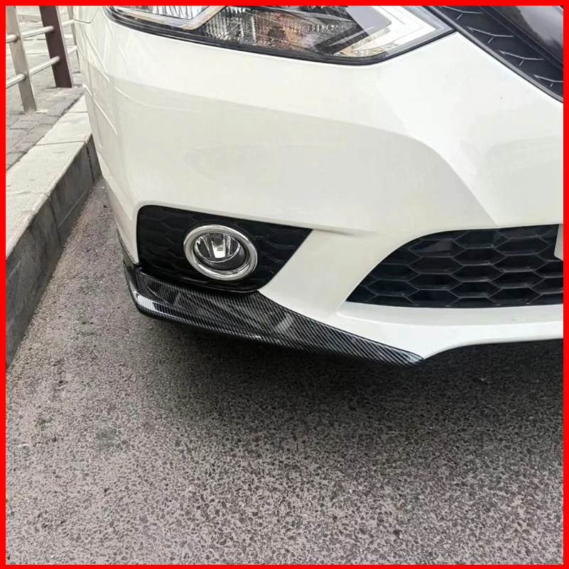 Фото Для Nissan Sentra 2016-2019: Комплект защитных уголков переднего бампера (обе стороны), диффузор, накладка-сплиттер, аксессуары для стайлинга автомобиля №4