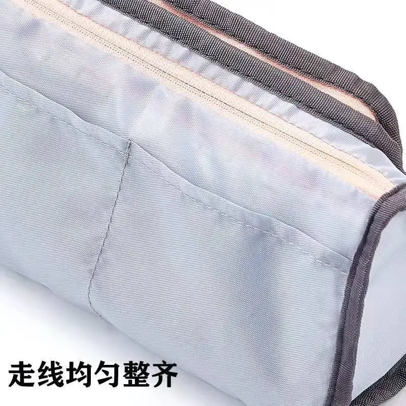 2022 New Canvas Pencil Bag Cute Large-Capacity Niche Junior High School College Students Simple Pencil Case Coin Bag Pouch images - 6