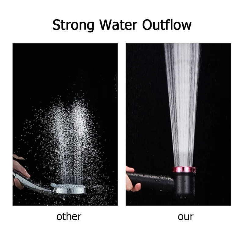 Душевая лейка высокого давления в артерию круглая ручная водосберегающий фильтр