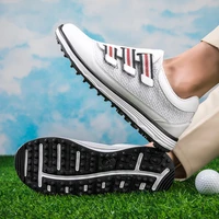 new mens professional golf shoes classic white black business casual sneakers large size 47 outdoor golf shoes