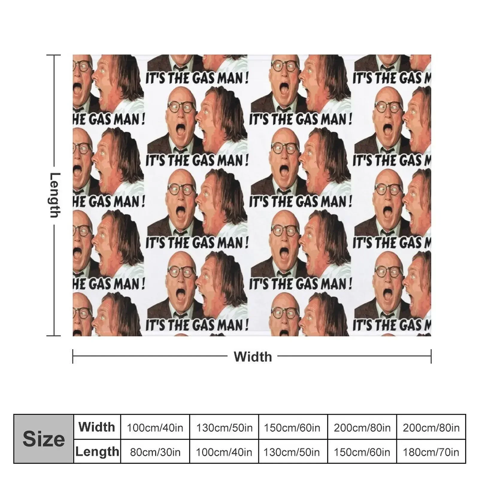 Фланелевое одеяло Its The Gas Man