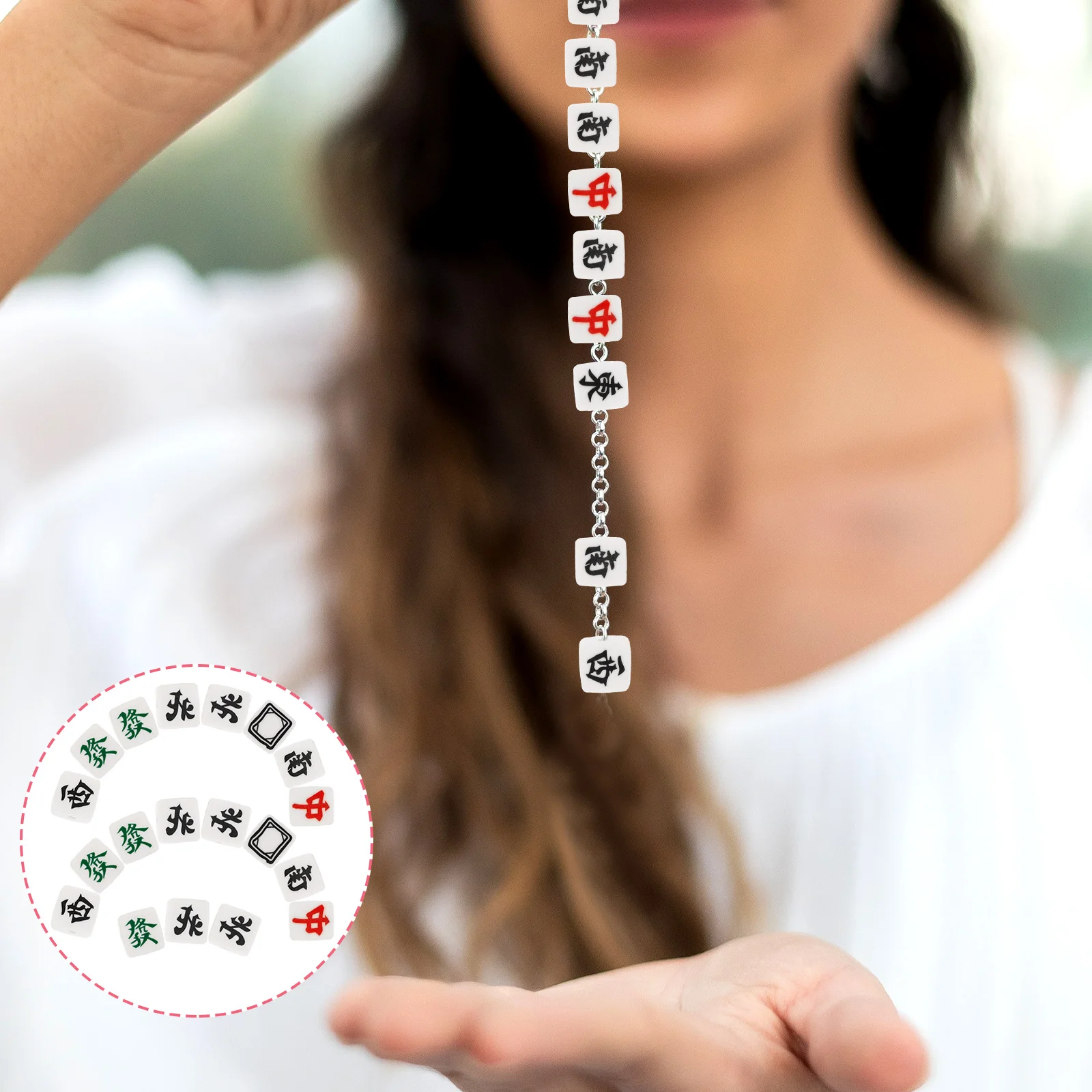 100 шт. бусины для браслетов из полимерной глины