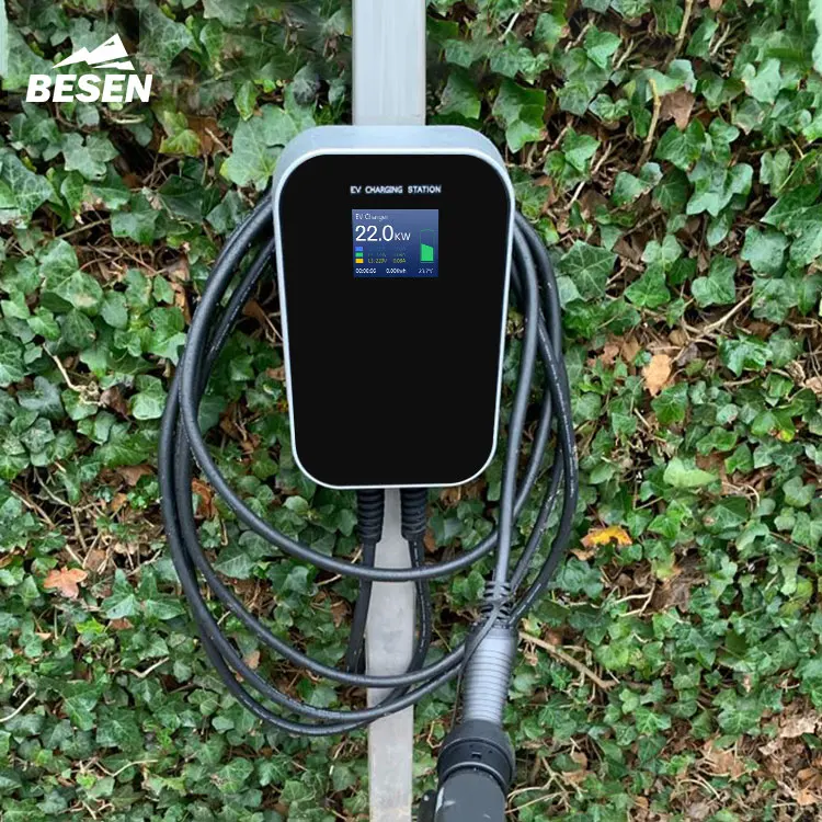 

Wallbox 22 кВт EV зарядное устройство уровень 2 Быстрая зарядка