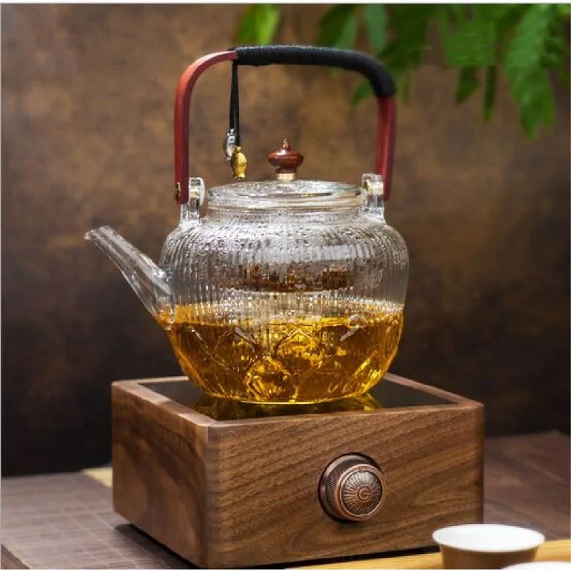 

1000W Electric Ceramic Stove Tea Maker Walnut Electric Tea Stove Electric Tea Set Smart Tea Stove 220V