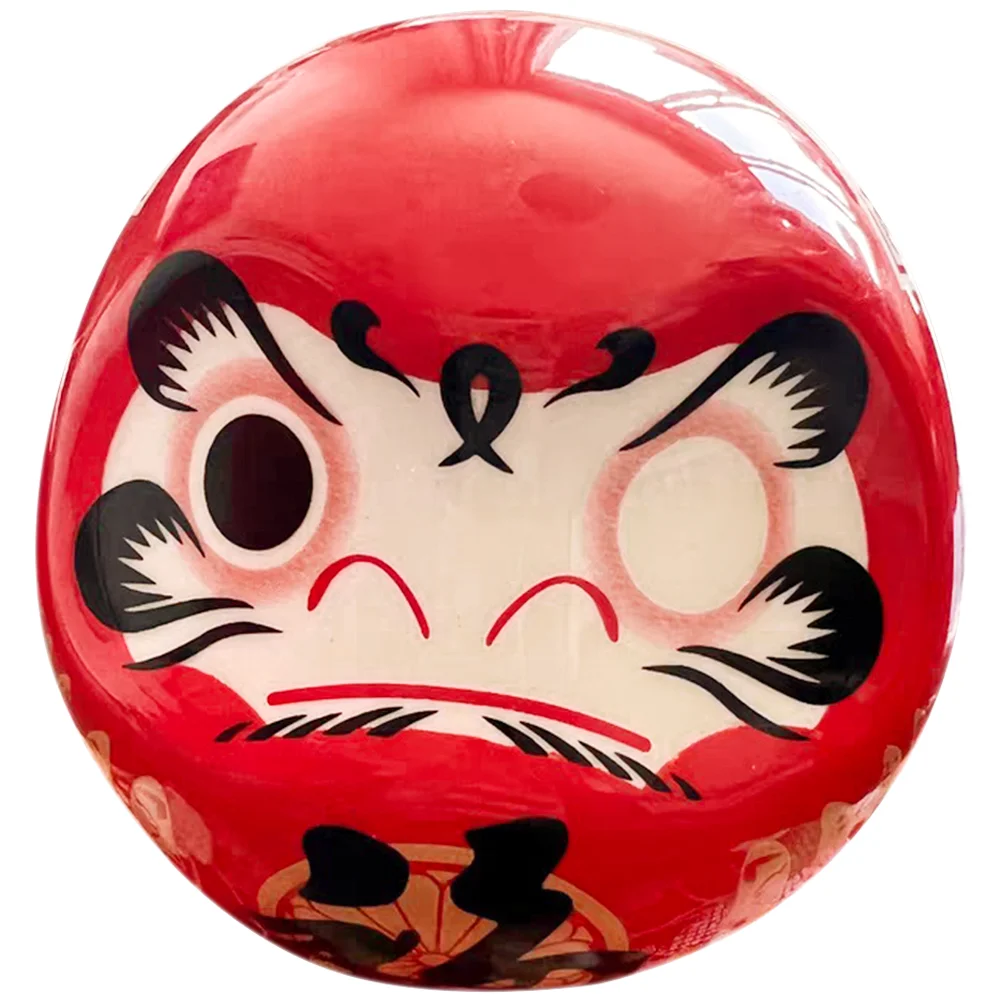 Дзен-куклы Маленькие украшения Bodhidharma Керамический стакан Японская статуя