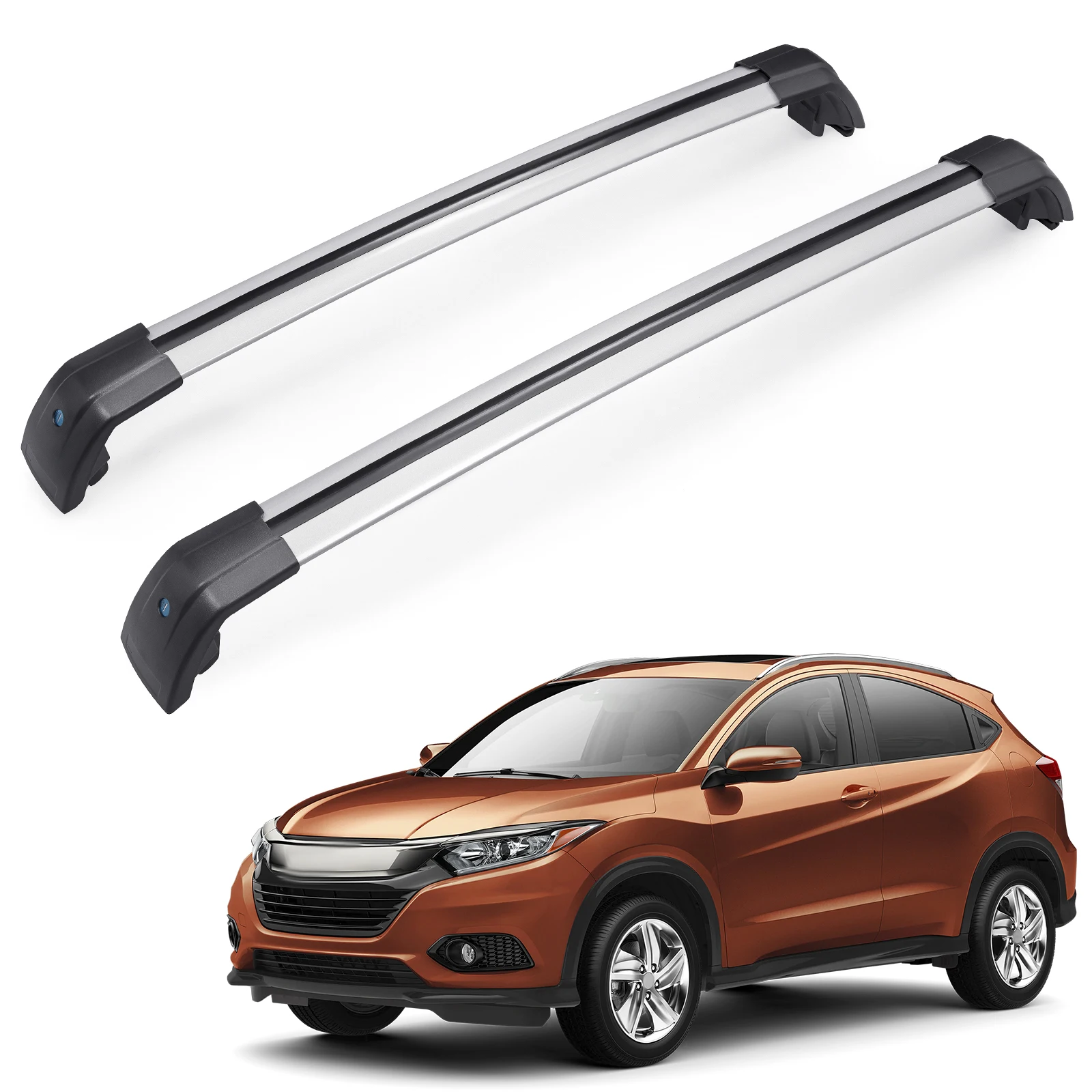 

Car Roof Rack For Honda HR-V HRV 2016 2017 2018 2019 Rails Bar Luggage Carrier Bars Top Cross bar Rack Rail Boxes Aluminum Alloy