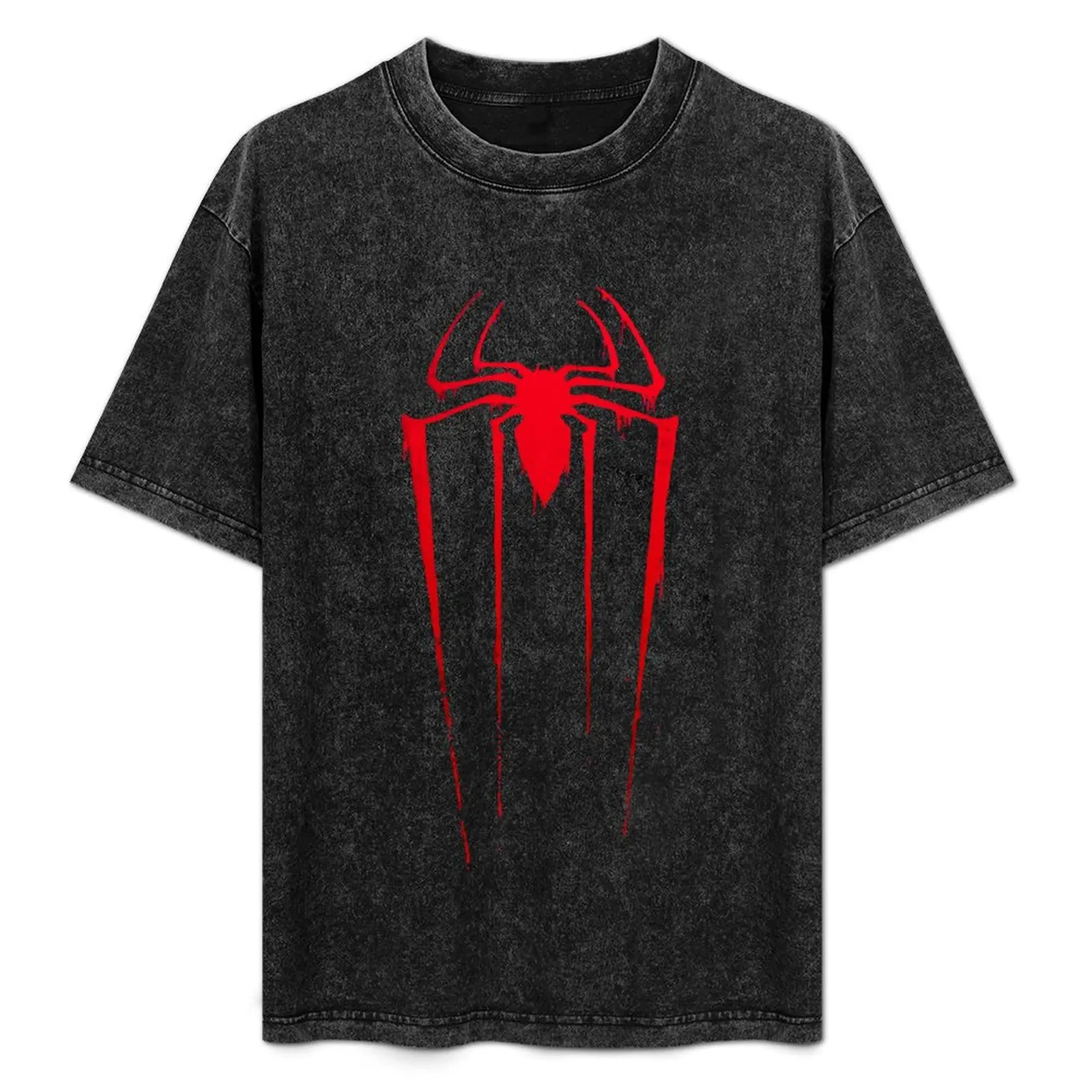 Фото Футболка TASM Spider Logo Emblem Essential, свободного кроя, большого размера №1