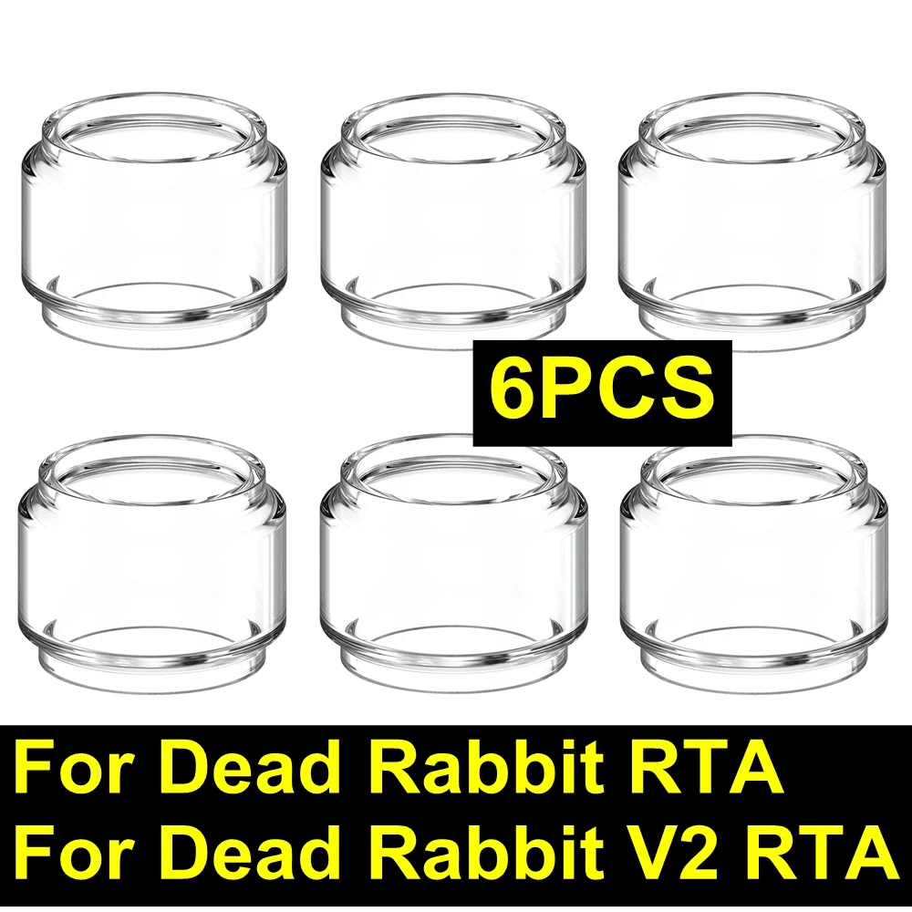 Стеклянная трубка Dead Rabbit V2 V1 RTA для Сменное стекло Clapton Плавленая катушка