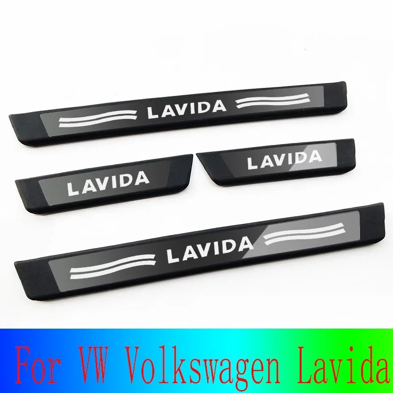 

For VW Volkswagen Lavida Car Door Edge Molding Bumper Trim Stop Vehicle Supplies Chrome Styling Security Protection 2013-2016