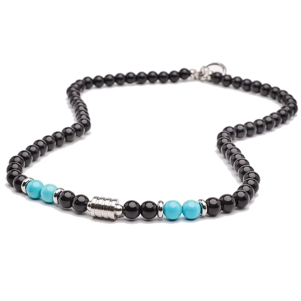 Мужское и женское ожерелье из натурального камня 6 мм