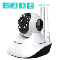 1080p wifi camera ip camera baby monitor webcam app remote control smart home video surveillance with 3 wifi ip antennas