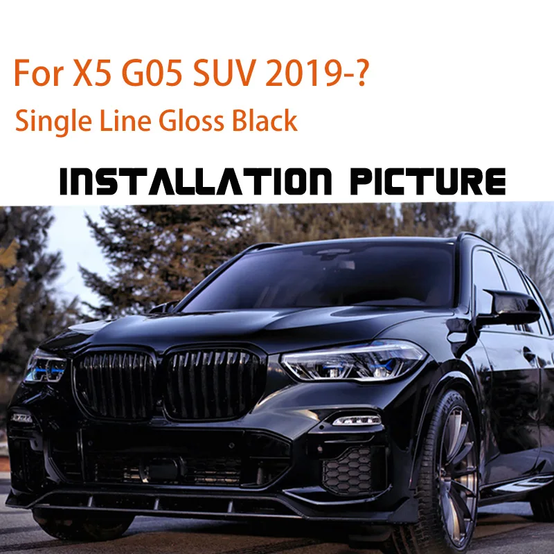 Сменная передняя решетка радиатора ABS 1-Slat для BMW New X5 G05 &amp X5M F95 201-2022 | Автомобили и