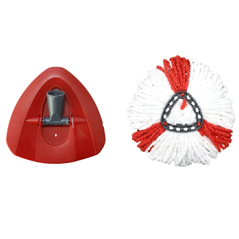 

1 Set Microfiber Cleaning Mop Cloth Mop Head For Vileda O-Cedar Swivel Triangular Mop Replacement Accessories
