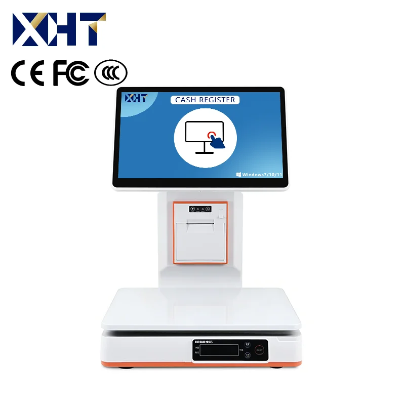 Фото POS-терминал для оплаты 15,6 дюйма, разрешение 1366x768, 8 ГБ ОЗУ, 128 ГБ SSD, ОС Windows, процессор, Wi-Fi 6, Bluetooth 5.2 №2