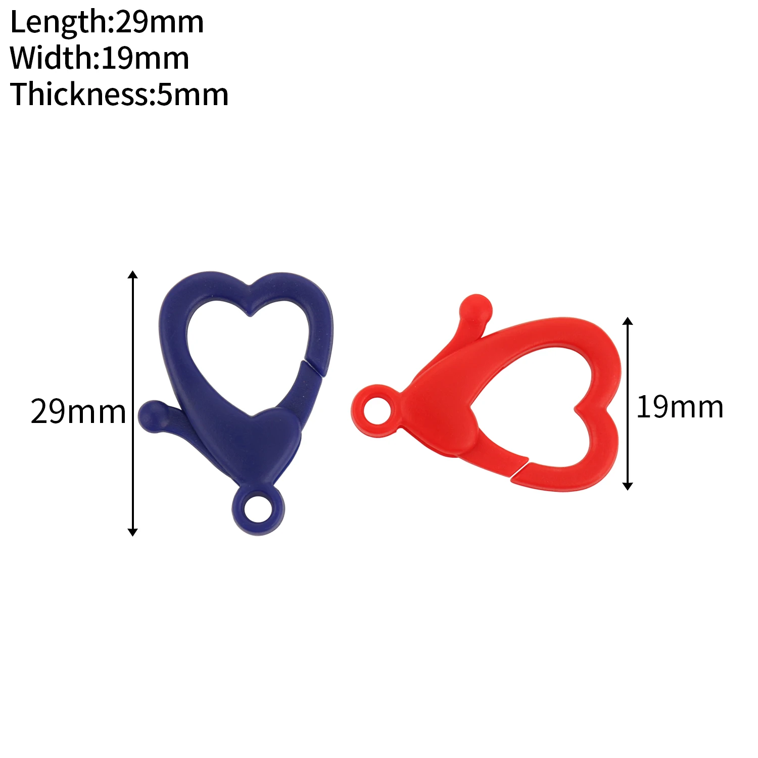 Застежка-карабин для браслетов и цепочек 20 шт./лот |