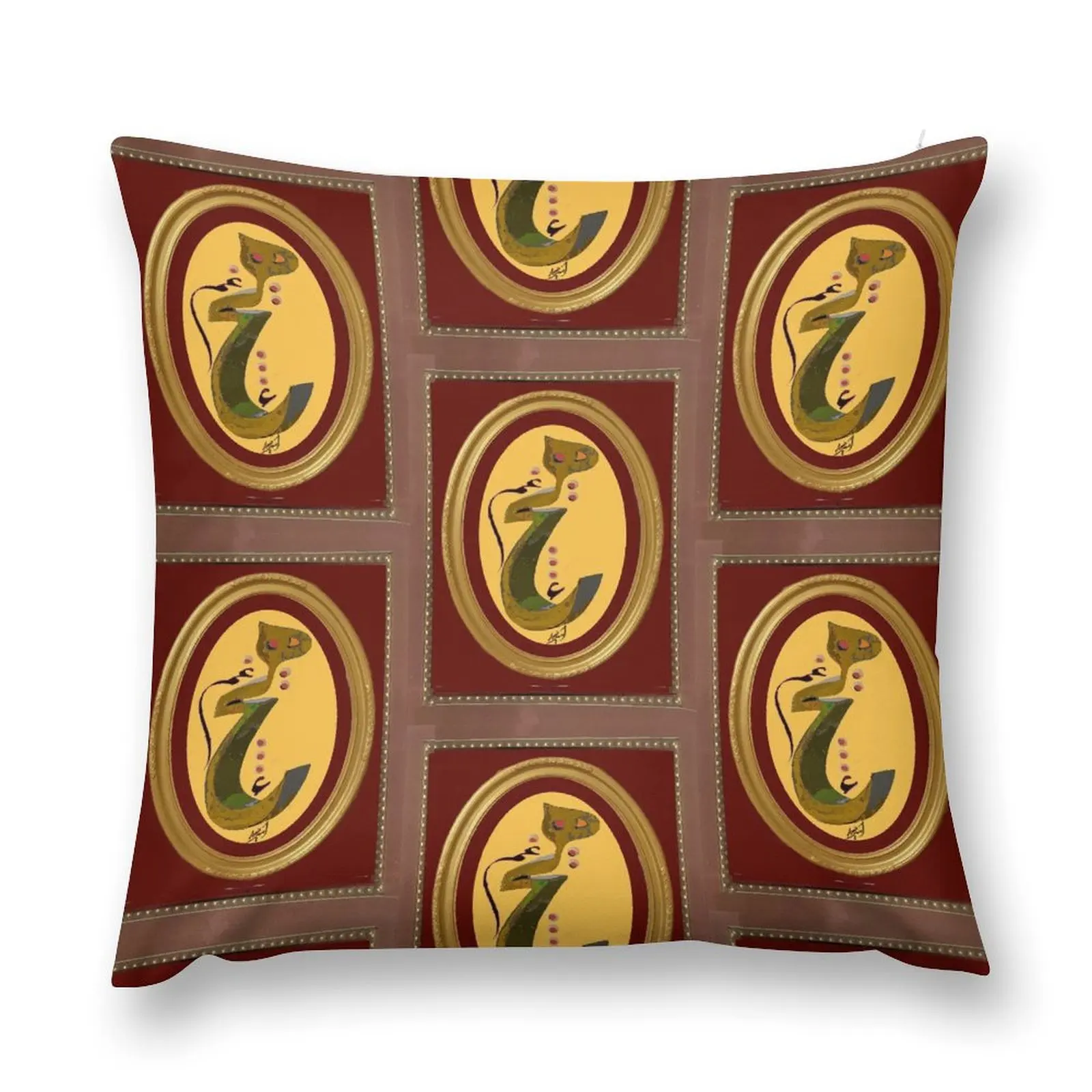 Декоративные наволочки для диванных подушек в мелкую клетку