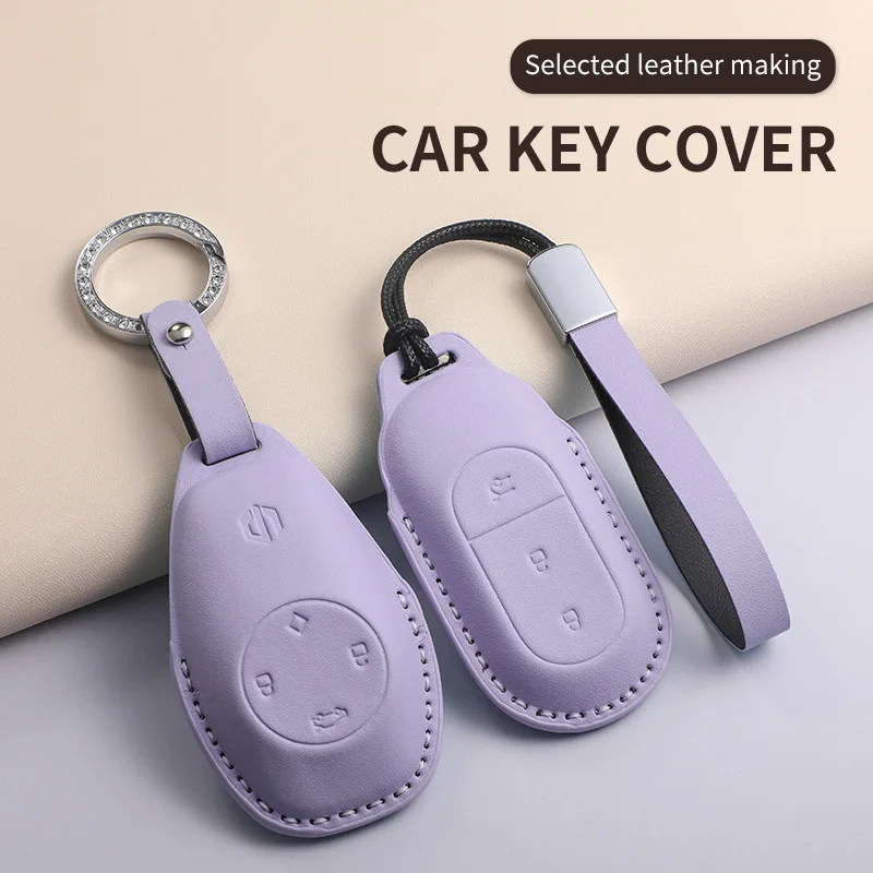 Фото Чехол для автомобильного ключа из искусственной кожи для Leapmotor T03 S01 C11 C10 T03 S01 B10 B01 C16, аксессуар для автомобиля №2