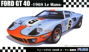 

Fujimi 12605 1/24 Scale Car Model For Ford GT40 MK.II 1968 Le Mans Assembled Car Model Kit Toy