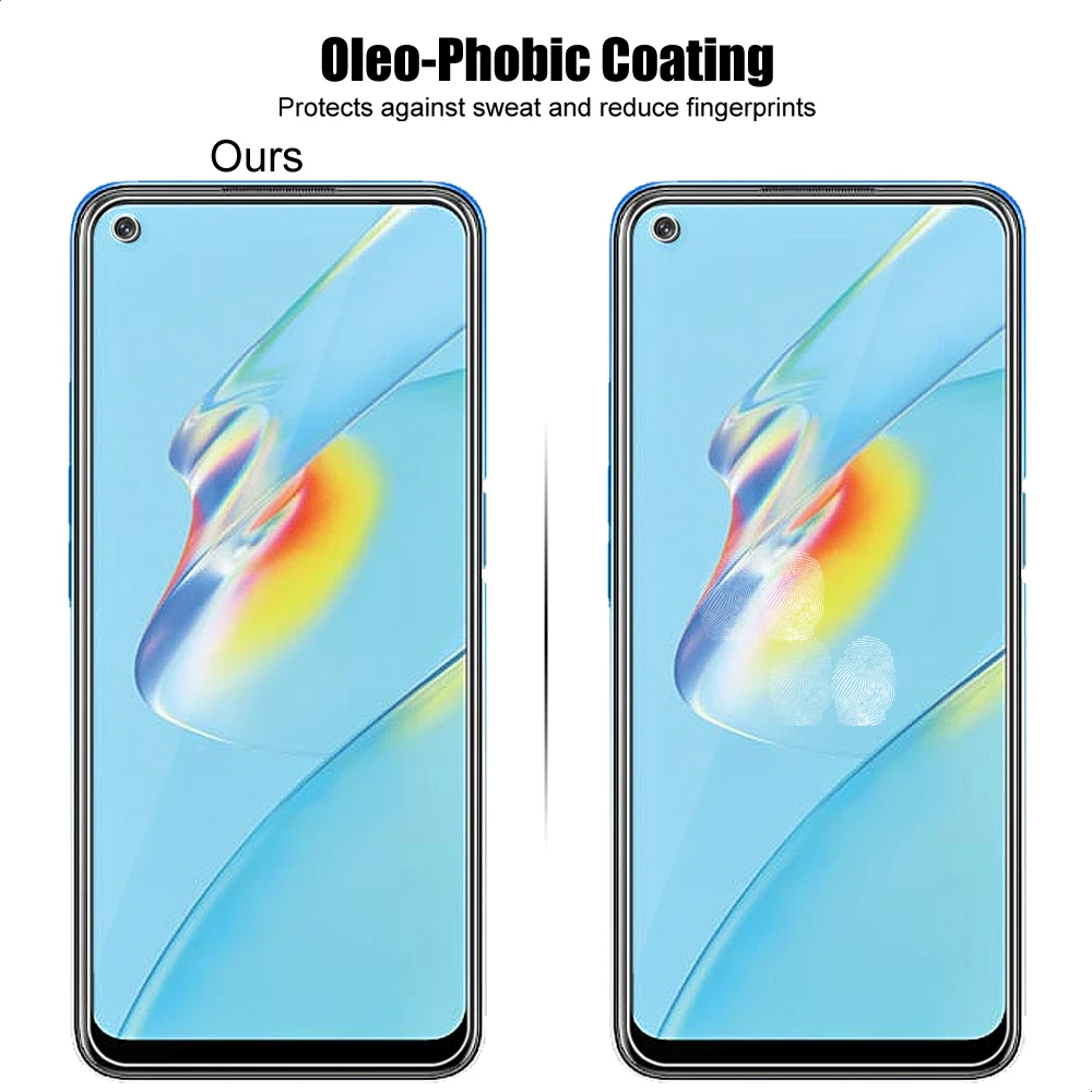 (2+2) For Oppo Find X3 Lite A74 A54 A53 A53s A9 2020 Reno5 Reno 5 Lite 4 2 5G 4G Tempered Glass Screen Protector