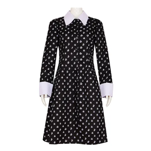 Новинка 2023, винтажный костюм для косплея, черная юбка для взрослых и женщин, костюм для косплея на Хэллоуин
