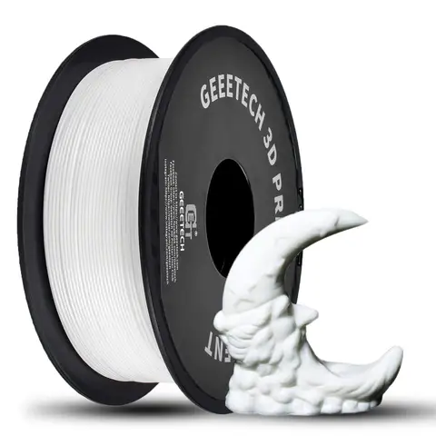 Материалы для 3d-печати GEEETECH, нить пла для FDM 3D-принтера, чистый пла 1 кг (1,75 фунта), вакуумная упаковка 0,03 мм +-мм
