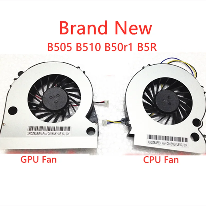 Новый кулер для охлаждения ЦП ноутбука, радиатор для Lenovo B500, пара вентиляторов B505, B510, B50r1, B5R
