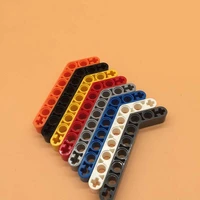 25pcs moc parts 1x93x7 bend arm with shaft bolt hole compatible with legoeds 32271 diy building blocks particle kid toy gift