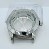 watch accessories 41mm 316 stainless steel sapphire case for eta 2836 miyota 8215 8200 automatic movement