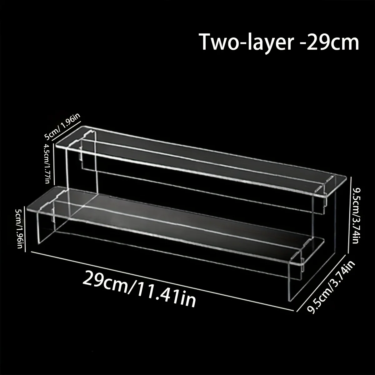 

Многофункциональная Акриловая Ступенчатая Подставка-органайзер Для Демонстрации Коллекционных Фигурок И Кукол (прозрачная)