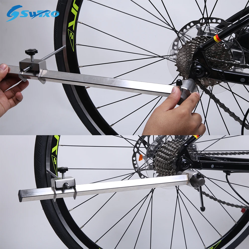 SWTXO Bike Hook Aligner Tool Kit Bicycle Derailleur Hanger Alignment Tool for Mountain Road Bike 20-29'' Wheel