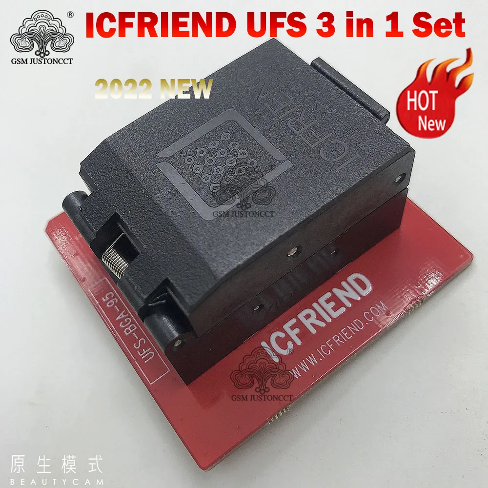 Новинка 2022 оригинальные UFS разъем адаптера ICFriend ICs-UFS 3 в 1 поддержка BGA254 BGA153 BGA95 для