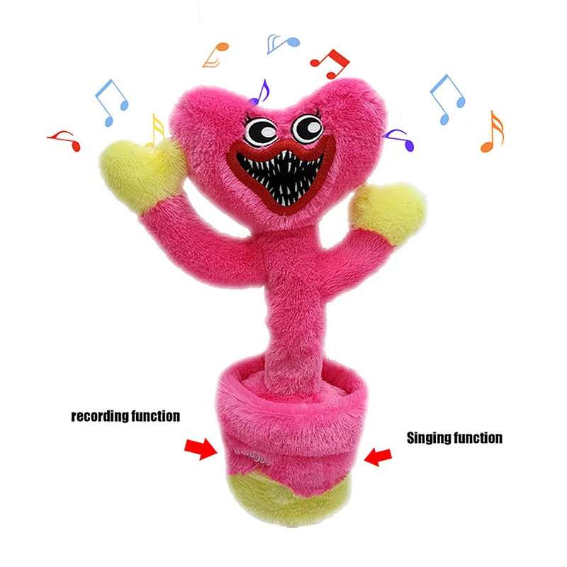 Оптовая продажа Huggy Wuggy музыкальные качели цветок плюшевая игрушка Мак кукла