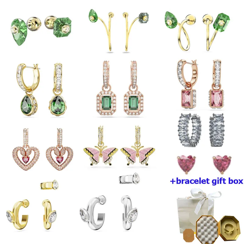 

ED034 новые синие серьги-гвоздики с кристаллами синее двойное кольцо 8 серьги-гвоздики модный тренд для красивых дам, бесплатная доставка