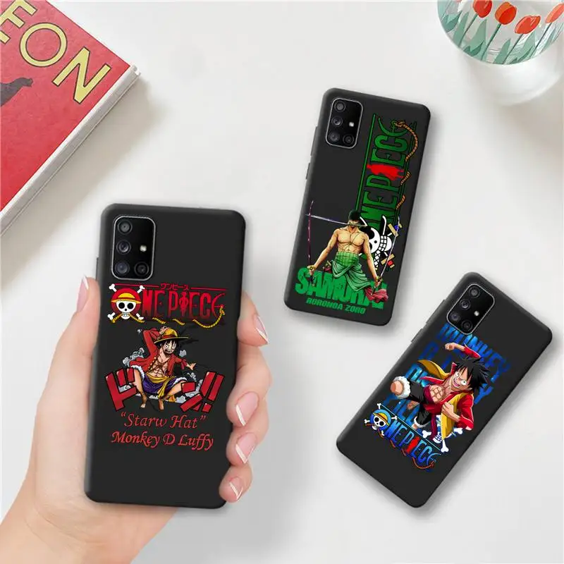 

One Piece Luffy Zoro ACE Phone Case For Samsung Galaxy A03S A52 A13 A53 A73 A72 A12 A31 A81 A30 A32 A50 A80 A71 A51 5G