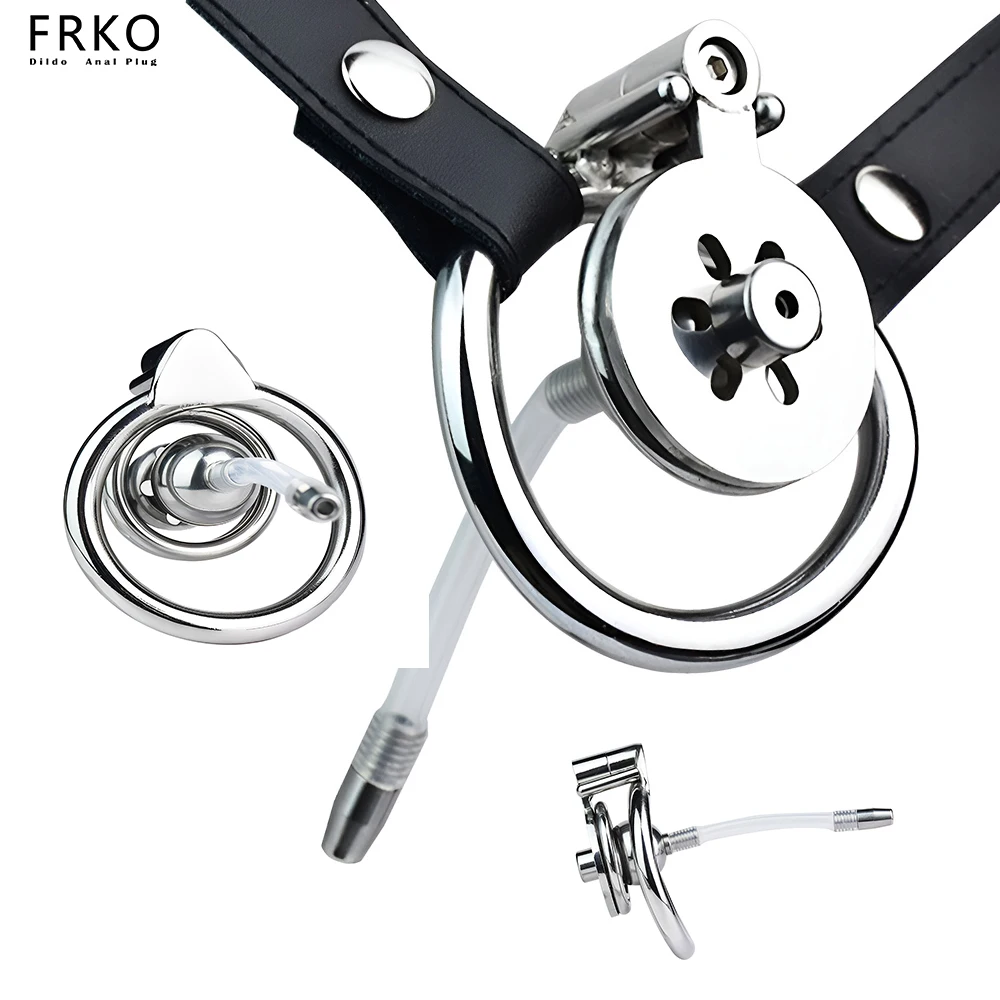 FRKO металлический винт плоский мужской подчиненный Пояс верности силиконовый