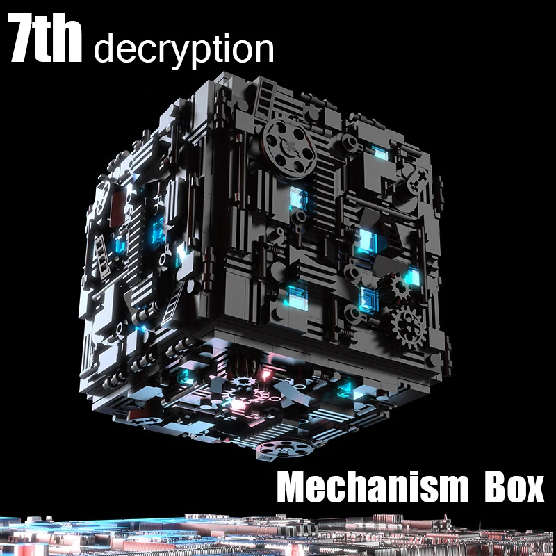 

Декоративная коробка для хранения, строительный блок, головоломка, Волшебная детская сборка, игрушки, подарок