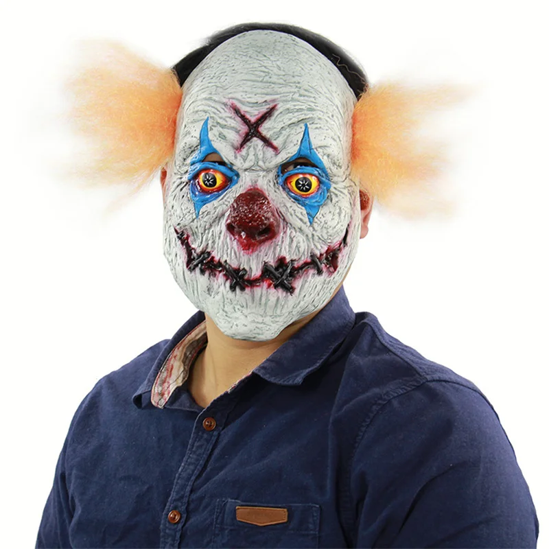 

Terrifier Art The Clown Mask Cosplay Costume Prop Terror Clown Masks Full Face Mask Halloween Carnival Party Adults Masks