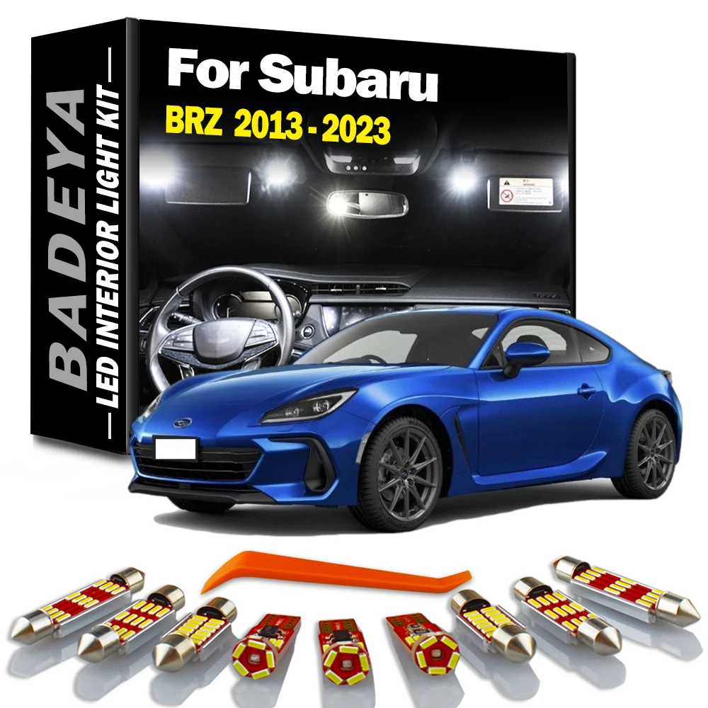 

BADEYA, 11 шт., Canbus, автомобильная лампа, внутренняя карта, купол, лампа для Subaru BRZ 2013 - 2018 2019 2020 2021 2022, автомобильные лампы