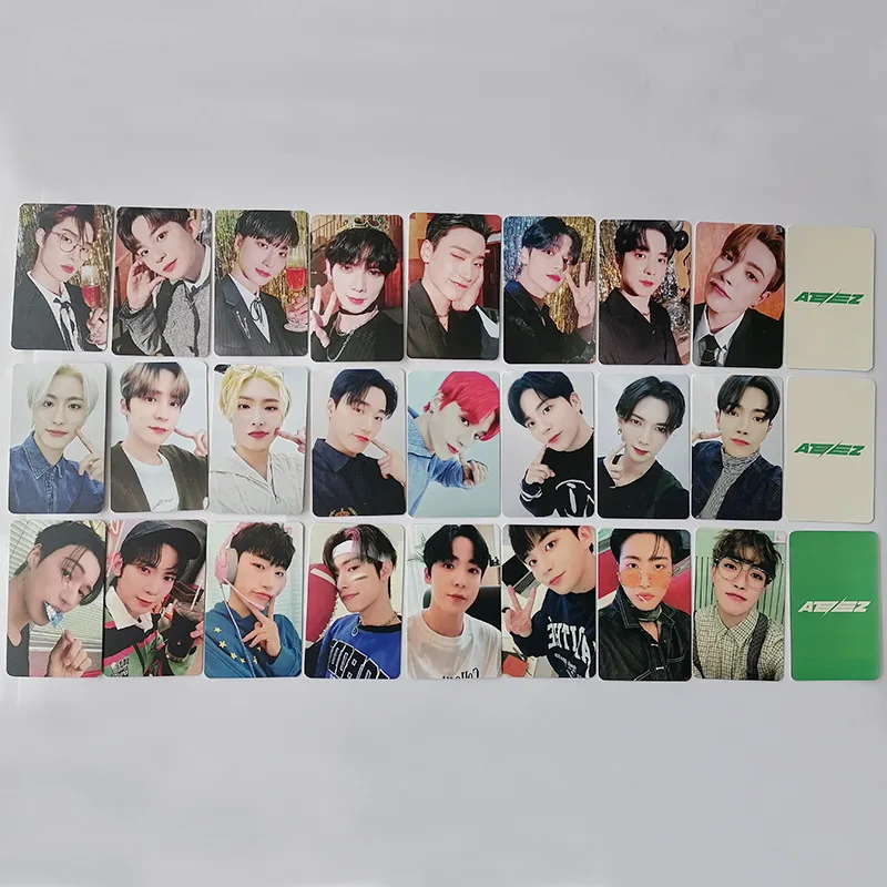 ATEEZ SPIN OFF:FROM THE WITHESS Photo Card Сезон Приветствия двусторонние ломо-карты SeongHwa YeoSang HongJoong Поклонники подарки