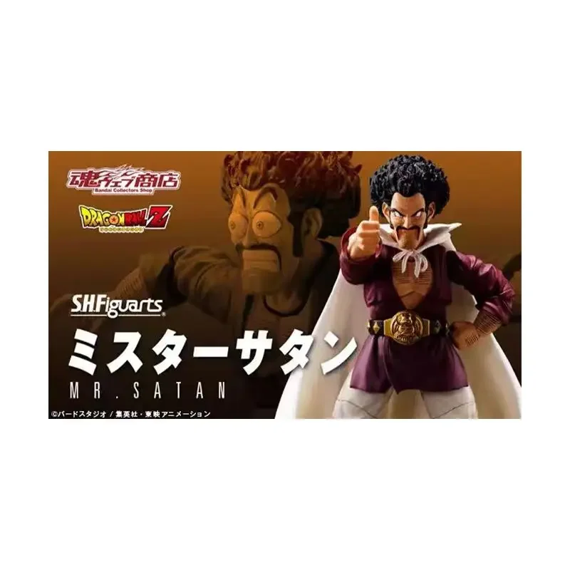 

Оригинальный BANDAI S.H. Фигурка мистер сатана Драконий жемчуг Z искусственная Коллекция аниме фигурки модели игрушки