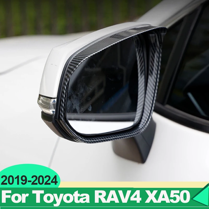 Для Toyota RAV4 XA50 2019-2022 2023 2024 RAV 4 ABS автомобильное зеркало заднего вида защита для