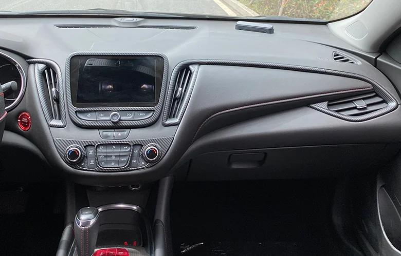 Матовые декоративные полосы из углеродного волокна для центральной консоли