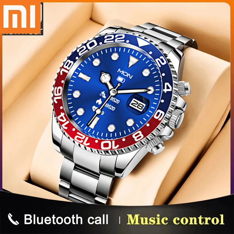 

XIAOMI Luxury Smart Watch Men Full Touch Screen Fitness tracker IP68 Bluetooth Call Smart Bracelet For Phone Android Ios