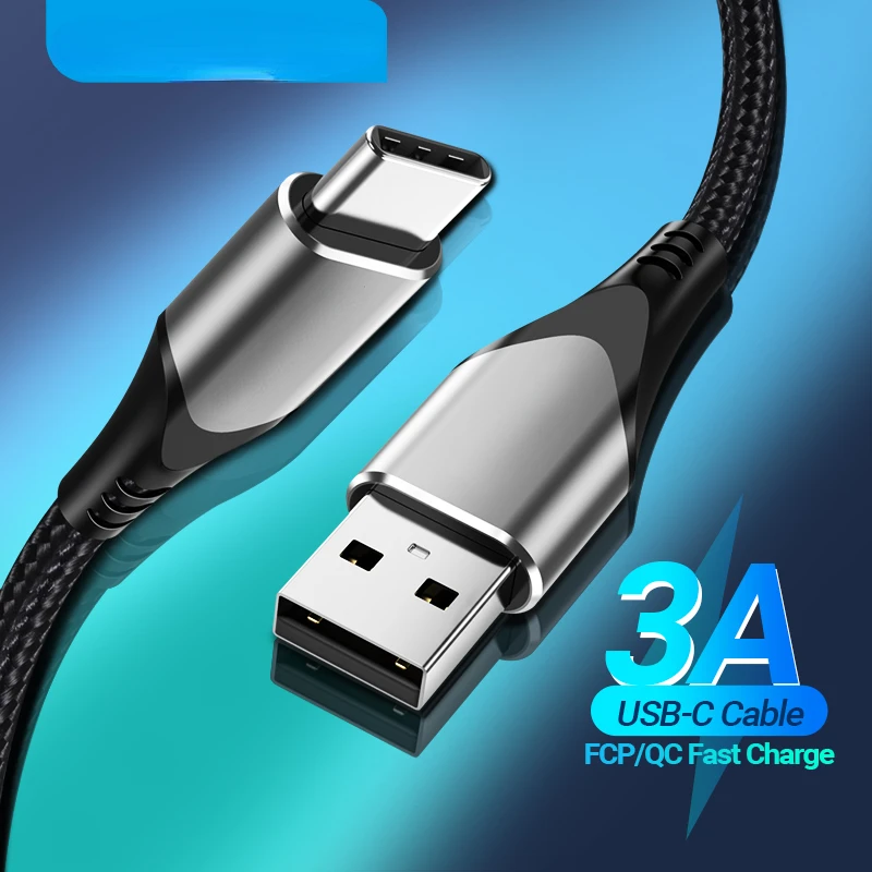 

Free Shipping Free Shipping for Xiaomi Redmi note 8 Type-C Cabo Cable USB Type C Cable for Huawei P40 3A Fast USB Charging USB C