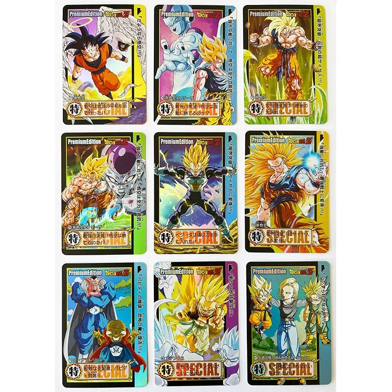 Фото Коллекционные карточки Dragon Ball: Игры и игрушки для мальчиков, настольные игры, подарки на день рождения, DIY аниме-карточки с Андроидом 17 и Сон Гоку, премиум-карты с фольгой, 54 шт. №4