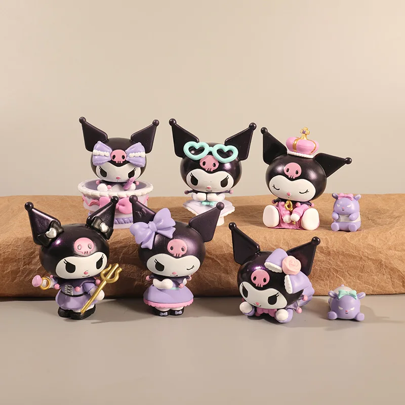 Мультфильм Sanrio Kulomi 6 фантазия Волшебная Рука анимация милый кролик кукла игрушки