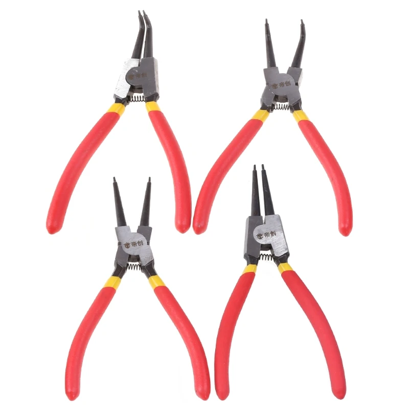 

Combination Retaining Clip Pliers Hand Tool Set Internal External Ring Remover