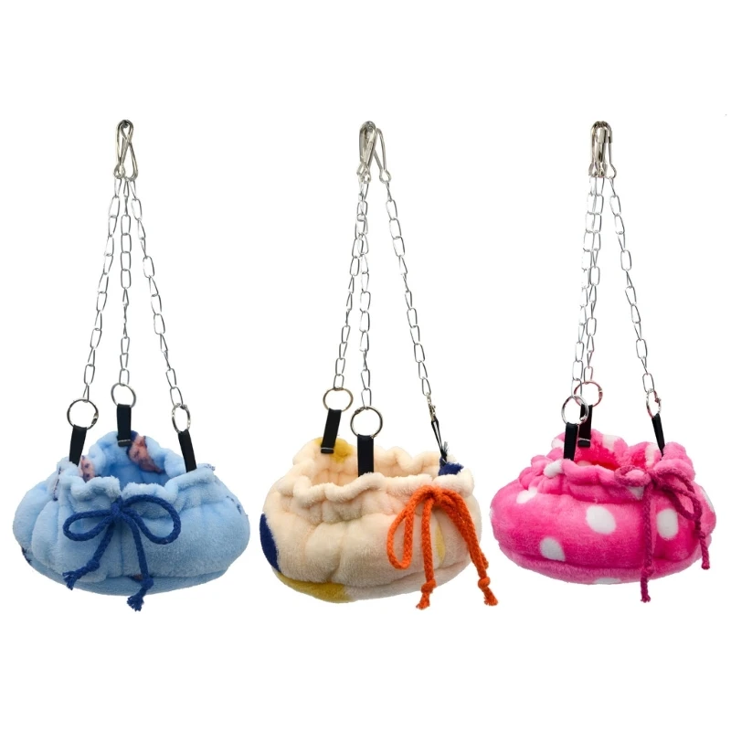 

Симпатичное гнездо для хомяка, зимний домик для кровати, подвесной гамак, клетка, палатка, плюшевый домик для хомяка, маленький питомец